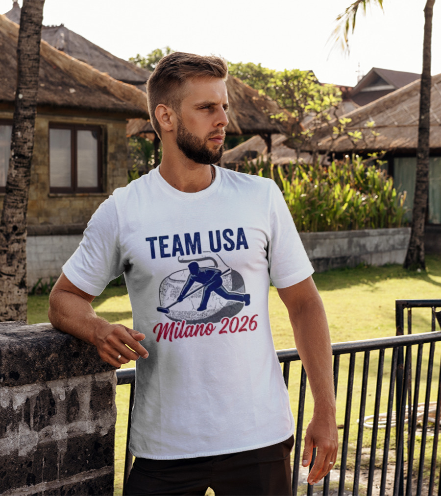 Team USA Curling Milano 2026 Olympics T-Shirt