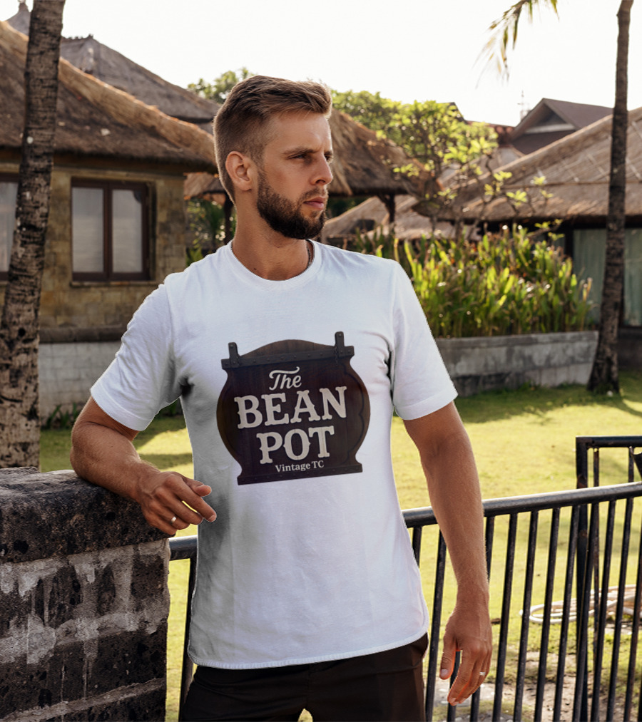 The Bean Pot Vintage TC Wood Sign T-Shirt