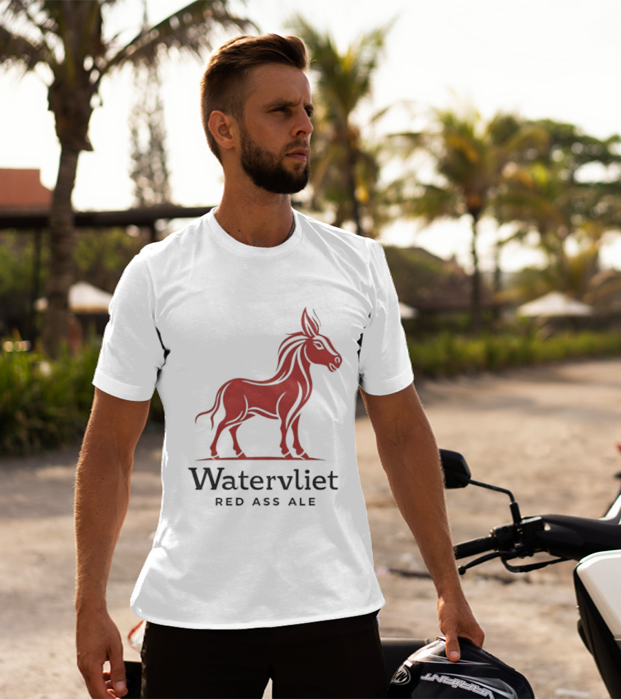 Watervliet Red Ass Ale Donkey T-Shirt