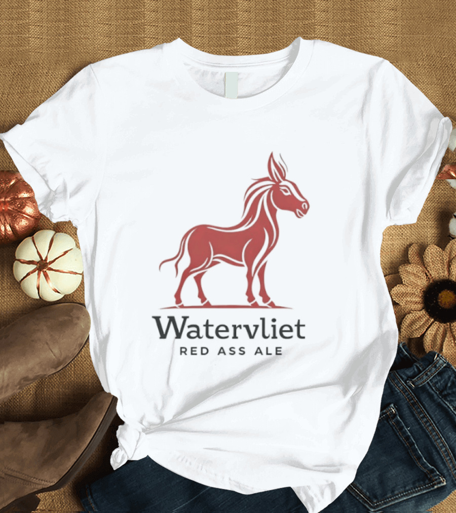 Watervliet Red Ass Ale Donkey T-Shirt