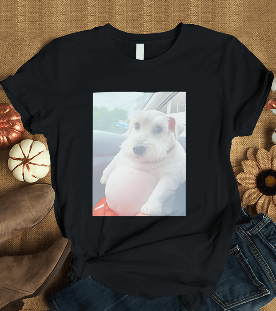 Fat Chud Dog Meme Funny Animal Image T-Shirt