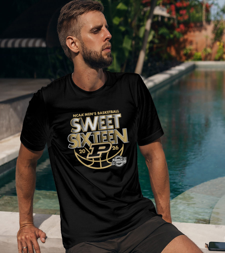 NCAA Men's Basketball Purdue 2026 Sweet Sixteen T-Shirt