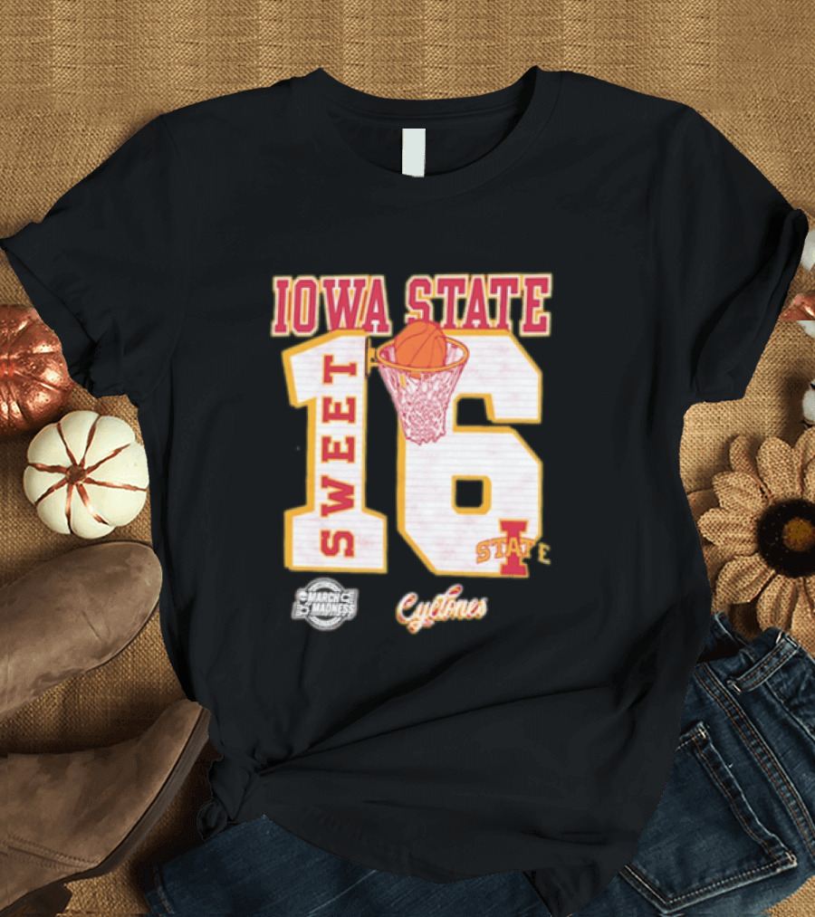 Iowa State Cyclones March Madness Sweet 16 Bound 2026 NCAA Tournament T-Shirt