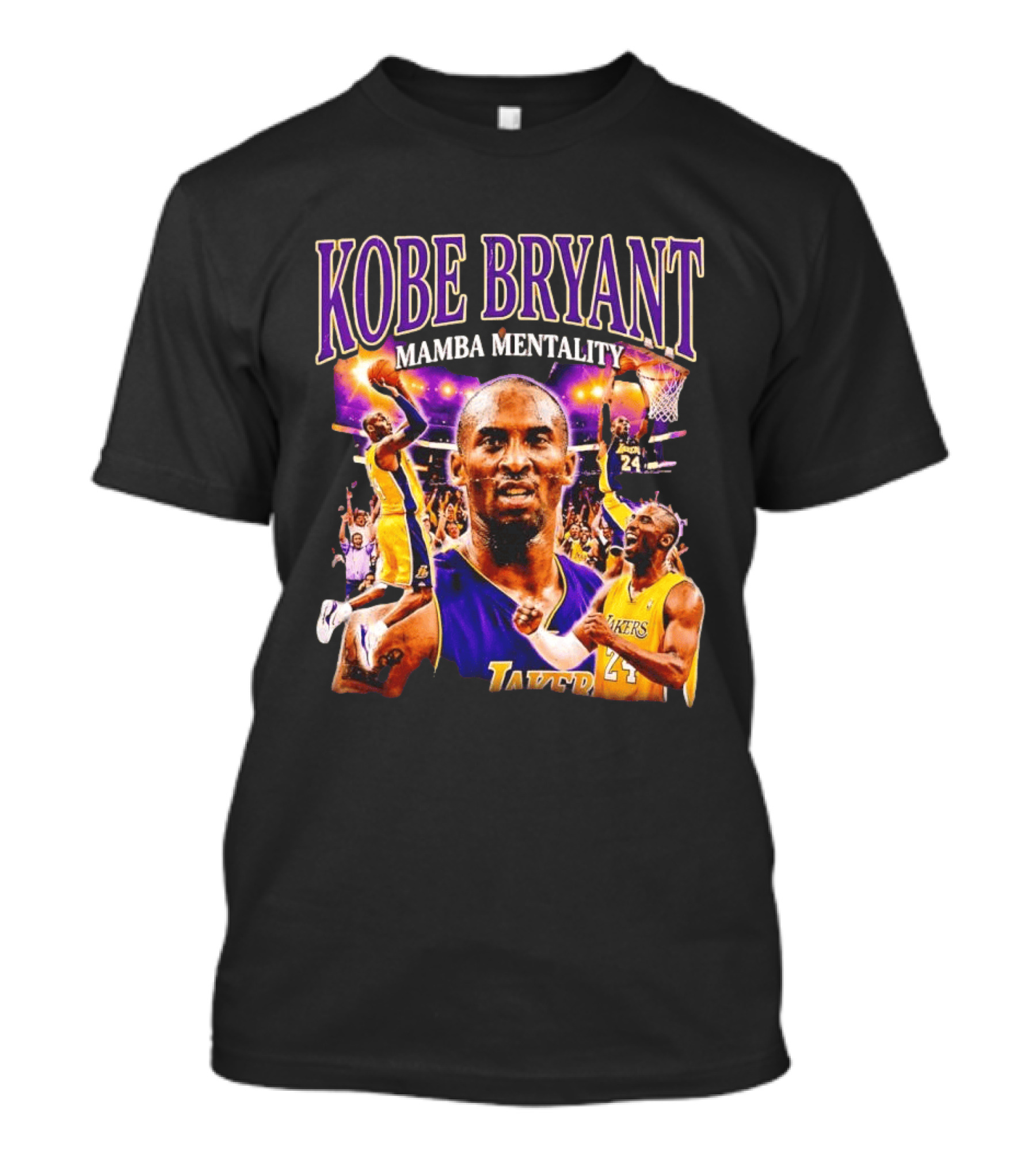 Kobe Bryant Mamba Mentality Los Angeles Lakers NBA 24 T-Shirt