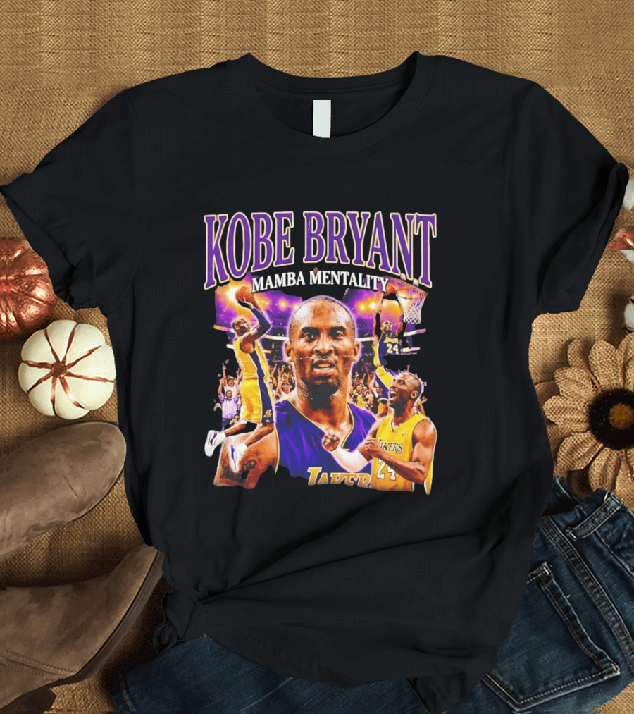 Kobe Bryant Mamba Mentality Los Angeles Lakers NBA 24 T-Shirt