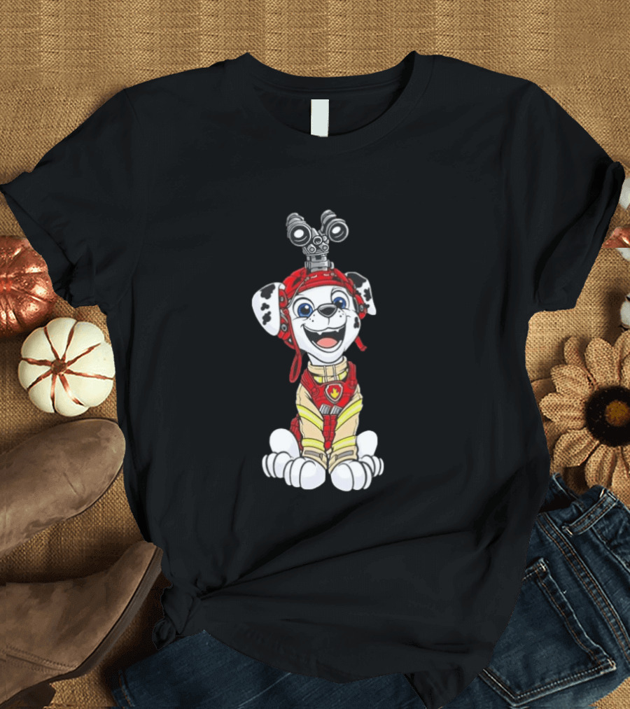 Marshall PAW Patrol Fire Dog Cartoon Adventure T-Shirt
