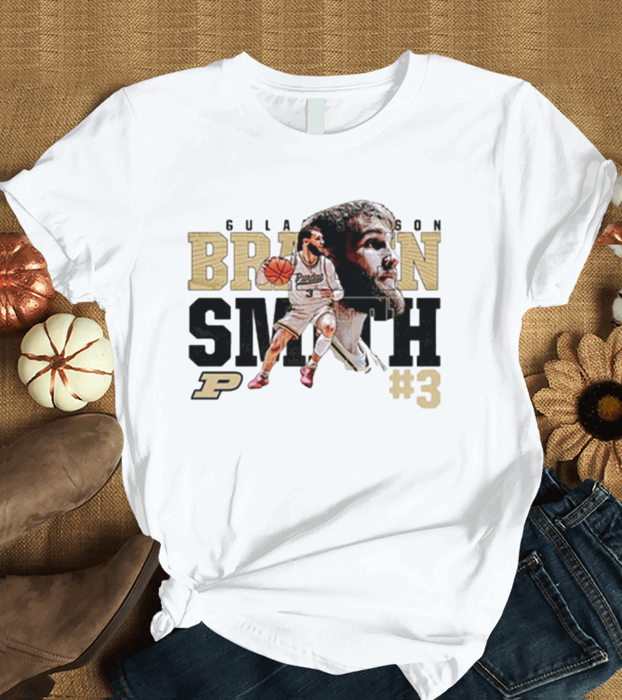 Braden Smith Purdue Boilermakers Basketball #3 Collage Cula Season T-Shirt