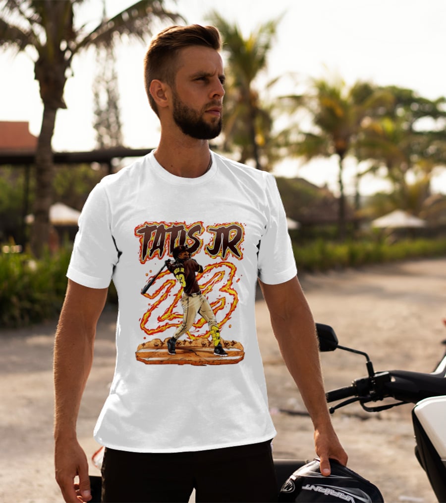 Tatis Jr 23 San Diego Padres Hand Drawn 2026 T-Shirt