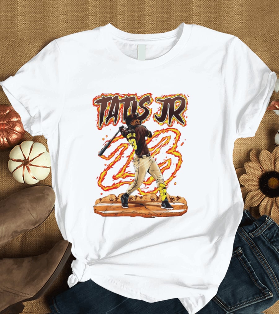 Tatis Jr 23 San Diego Padres Hand Drawn 2026 T-Shirt
