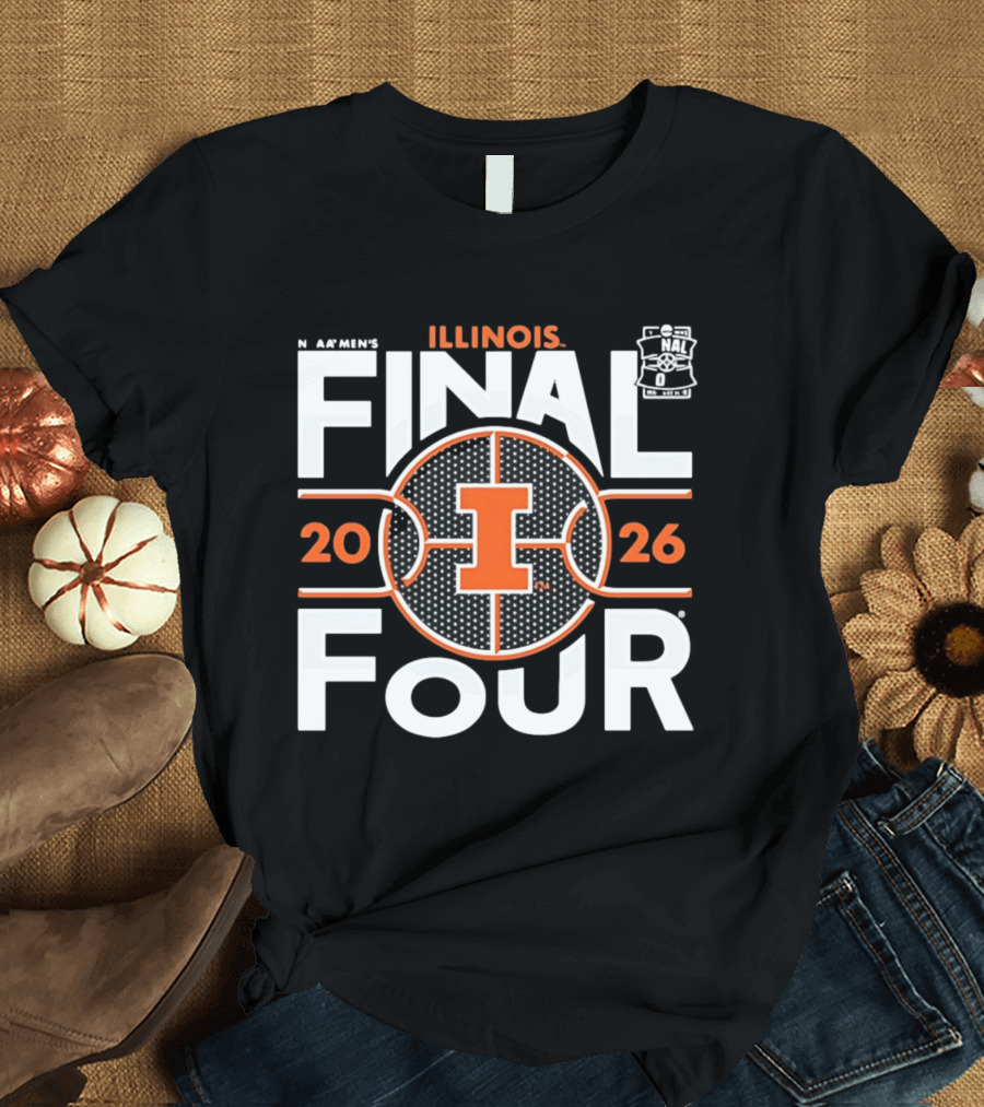 Illinois Final Four 2026 Men's March Madness Basketball T-Shirt