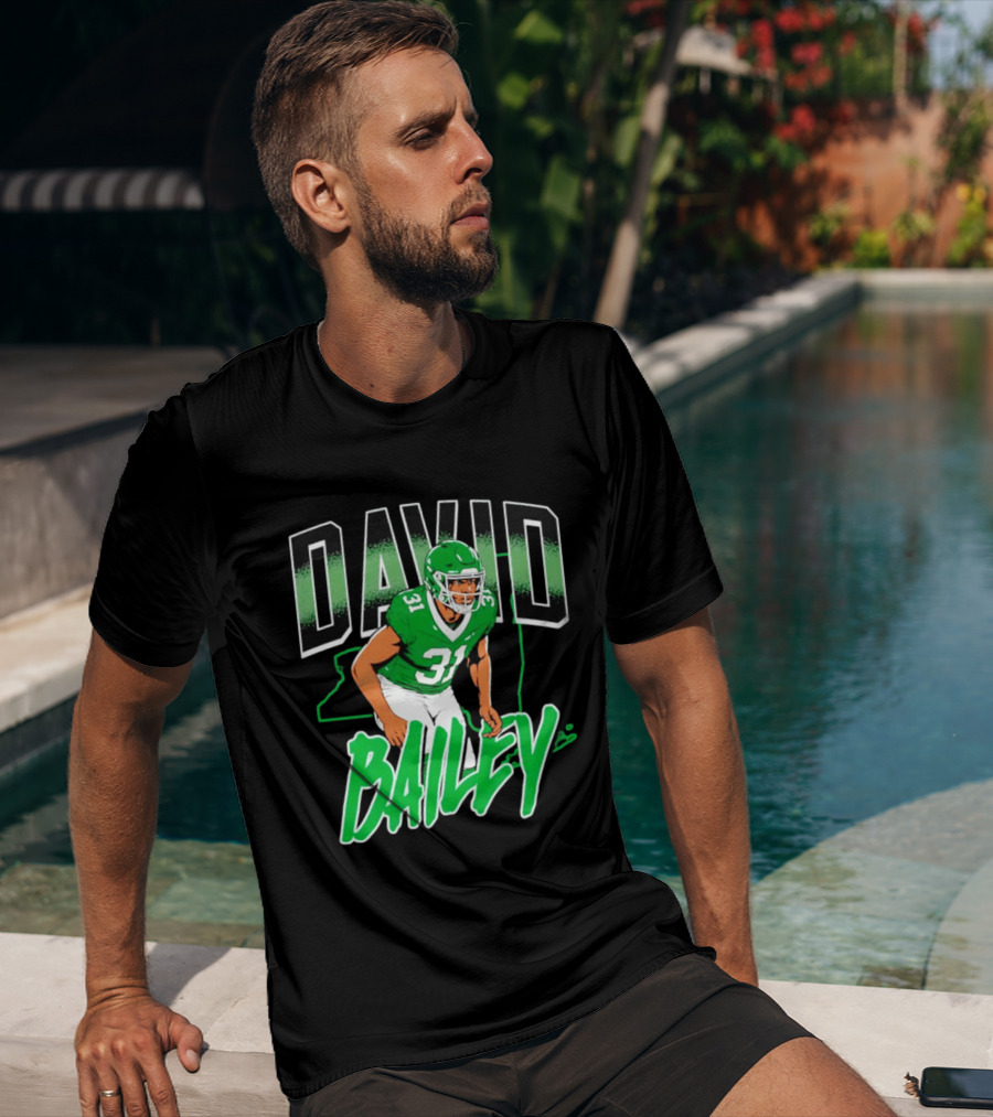 David Bailey New York Jets Football Number 31 Athletics T-Shirt