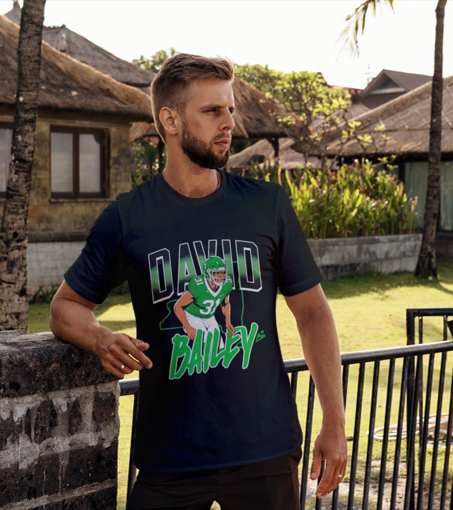 David Bailey New York Jets Football Number 31 Athletics T-Shirt