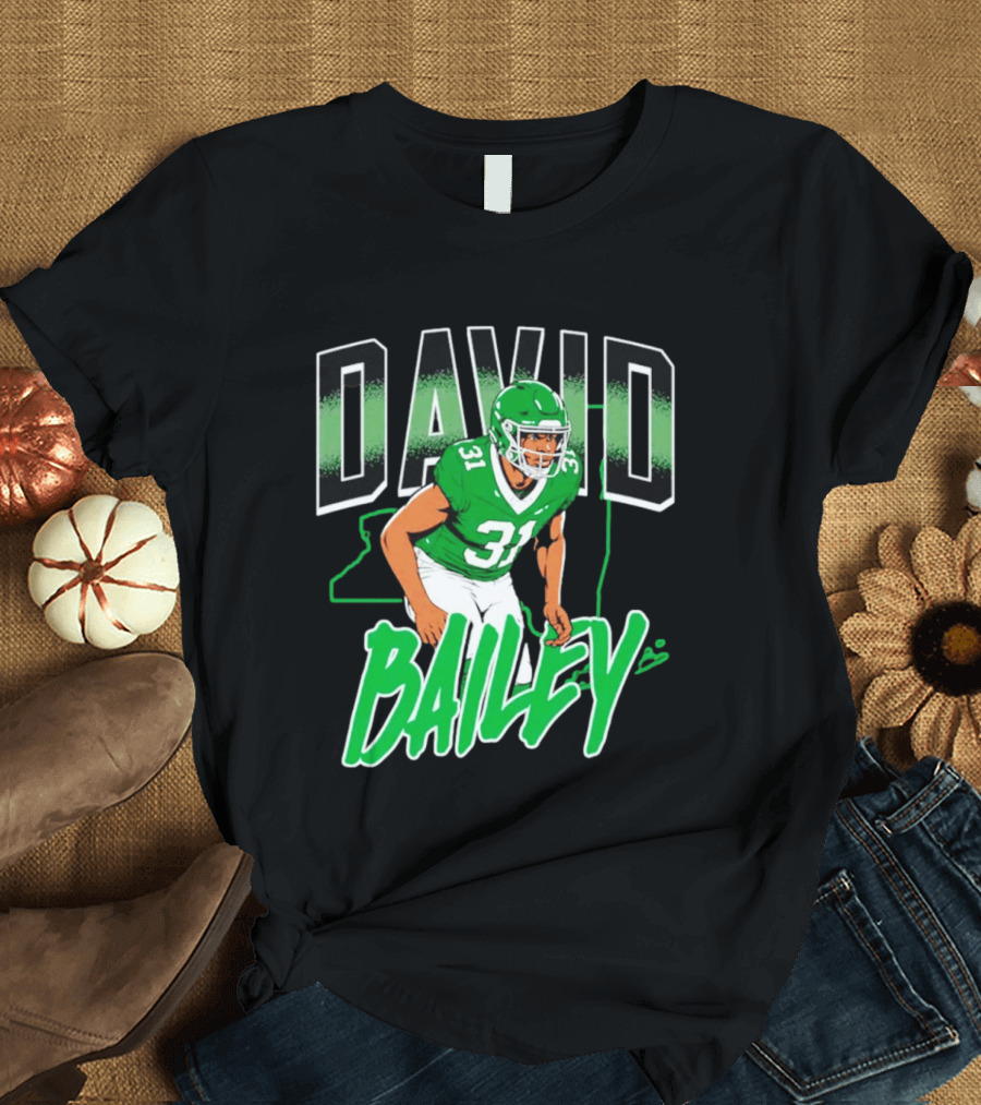 David Bailey New York Jets Football Number 31 Athletics T-Shirt