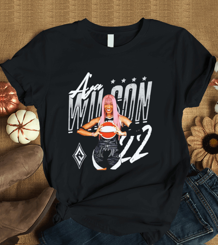 A'ja Wilson Las Vegas Aces Basketball 22 T-Shirt