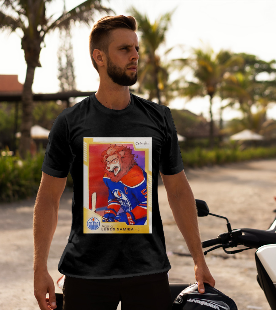 O Pee Chee Aceria Lugos Samiba C Edmonton Oilers T-Shirt
