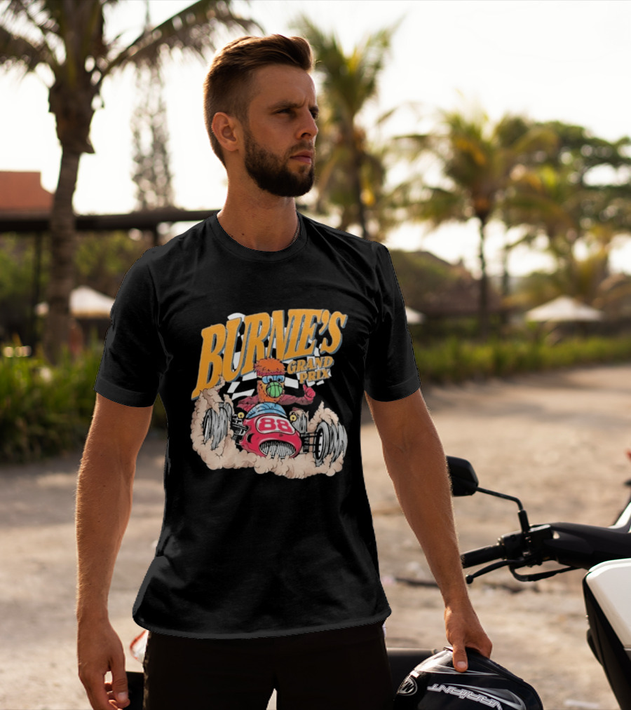 Burnie's Grand Prix Racing Miami Heat Court Culture 88 T-Shirt