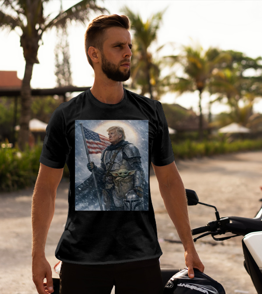 Happy Star Wars Day 2026 Donald Trump Grogu May The 4th Be With You The Mandalorian Star Wars Grogu T-Shirt