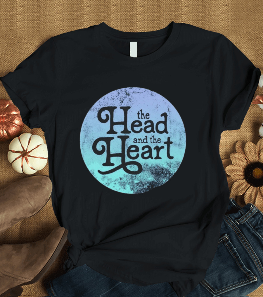 The Head And The Heart Periwinkle Gradient T-Shirt