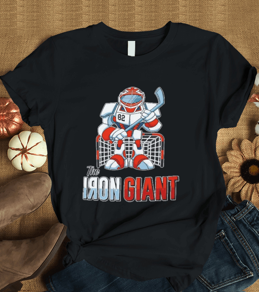 The Iron Giant Hockey Goalie Robot 82 T-Shirt