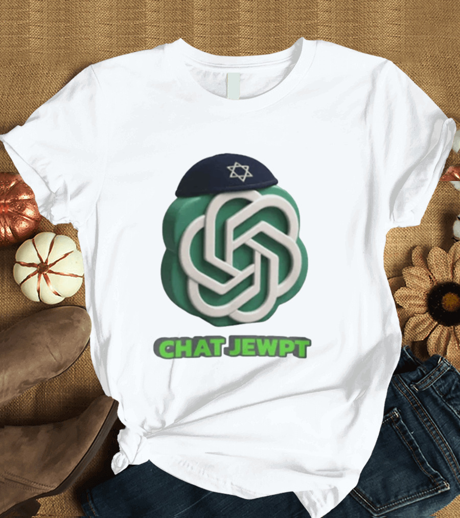 Chat JewPT Symbol With Star On Cap T-Shirt