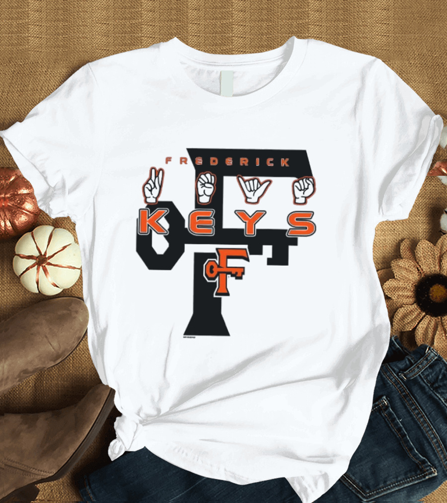 Frederick Keys Deaf Awareness 2026 Frederick Keys Logo Sign Language T-Shirt