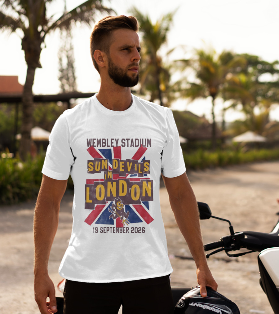 Wembley Stadium Sun Devils In London 19 September 2026 T-Shirt