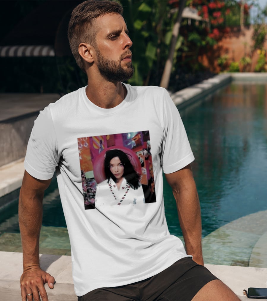 Bjork Post Album Cover Photographic Print T-Shirt
