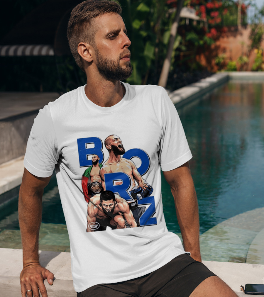 Borz Khamzat Chimaev UFC Fighter Illustrated T-Shirt