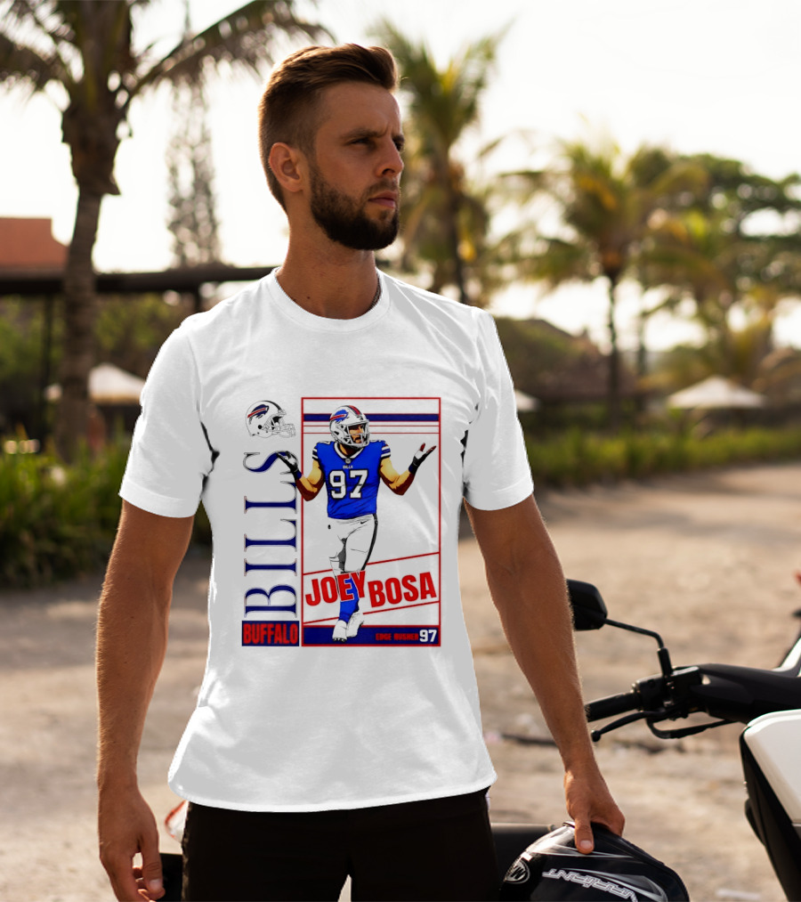 Joey Bosa Buffalo Bills Edge Rusher 97 NFL Football T-Shirt