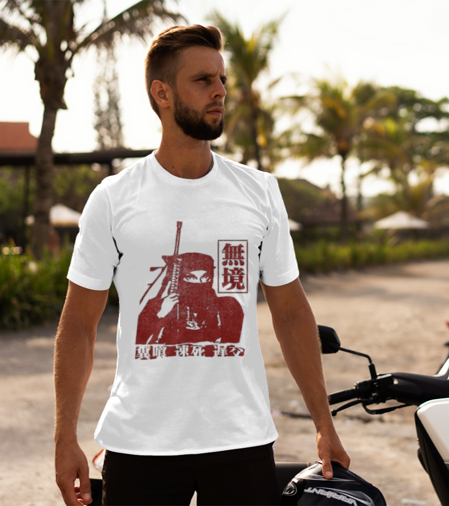 Jpegmafia Liberati Ninja Samurai Aesthetic Asian Calligraphy T-Shirt