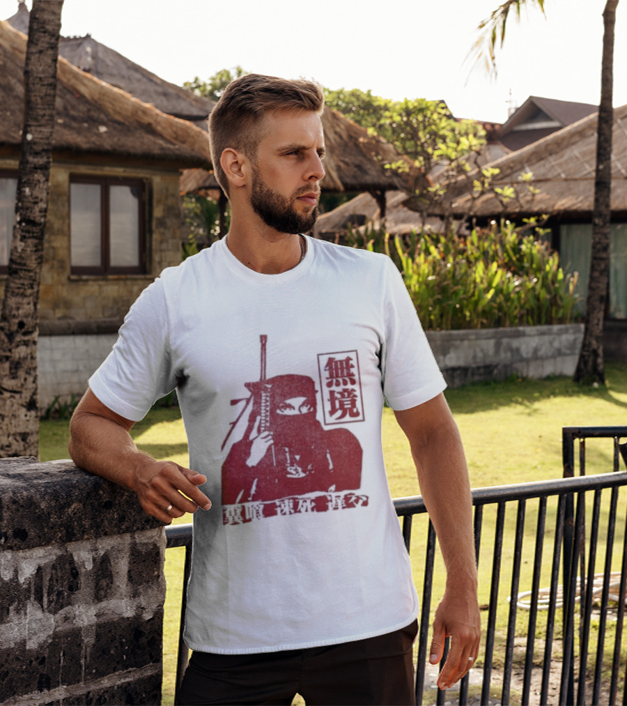 Jpegmafia Liberati Ninja Samurai Aesthetic Asian Calligraphy T-Shirt