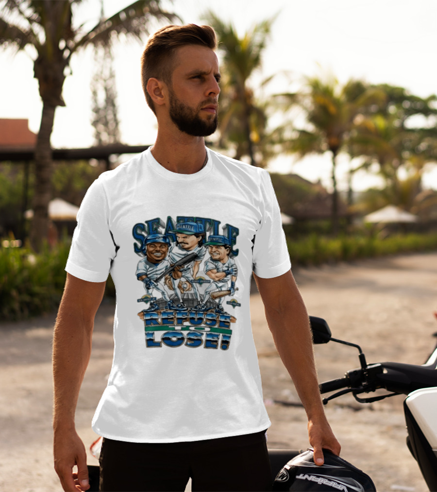 Seattle Mariners Ken Griffey Jr Randy Johnson Edgar Martinez Refuse To Lose T-Shirt