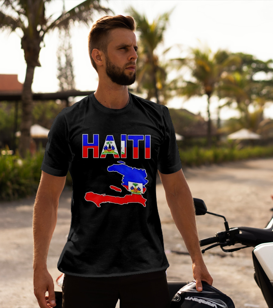 Haiti Flag Day 2026 Map Flag Haitian Pride Celebration T-Shirt