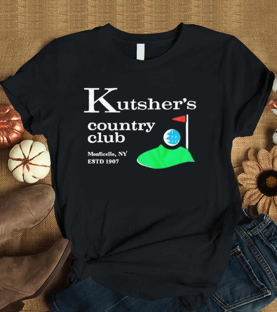 Kutsher's Country Club Monticello NY Established 1907 Retro Golf T-Shirt