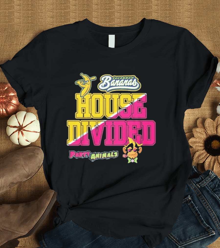 Savannah Bananas House Divided Party Animals T-Shirt