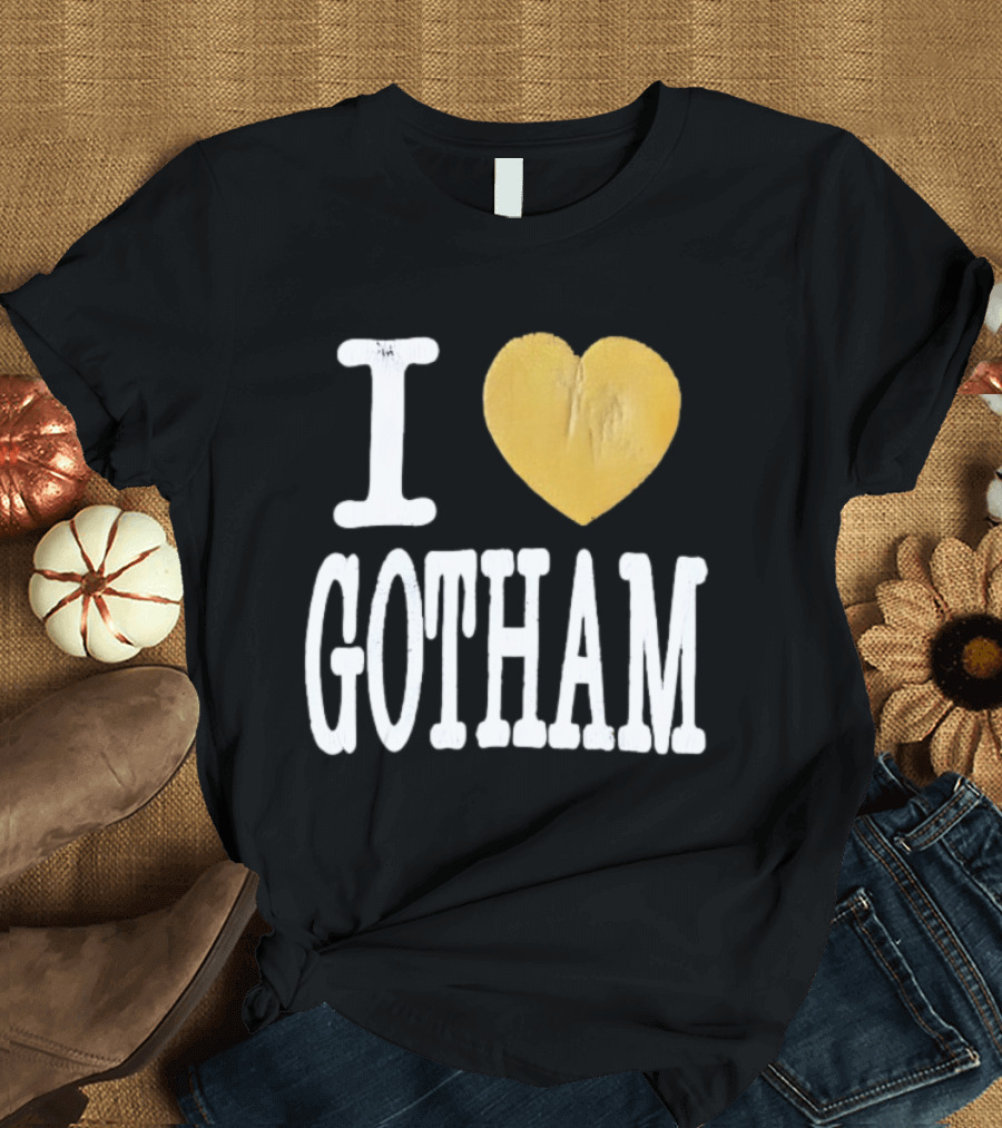 I Heart Gotham Golden Love T-Shirt