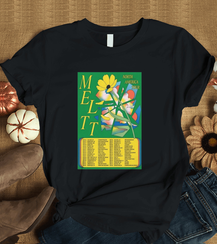 MELTT North America Tour 26 With Flower T-Shirt