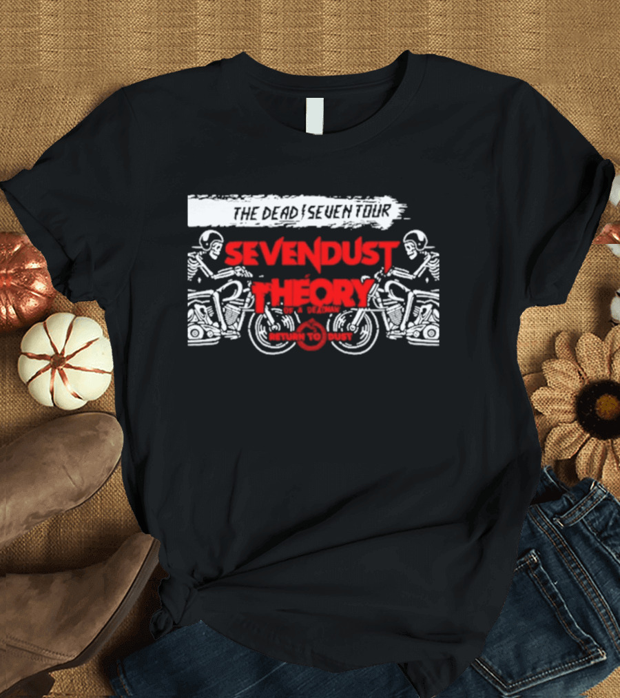 Sevendust Theory The Dead Seven Tour Return To Dust 2026 T-Shirt