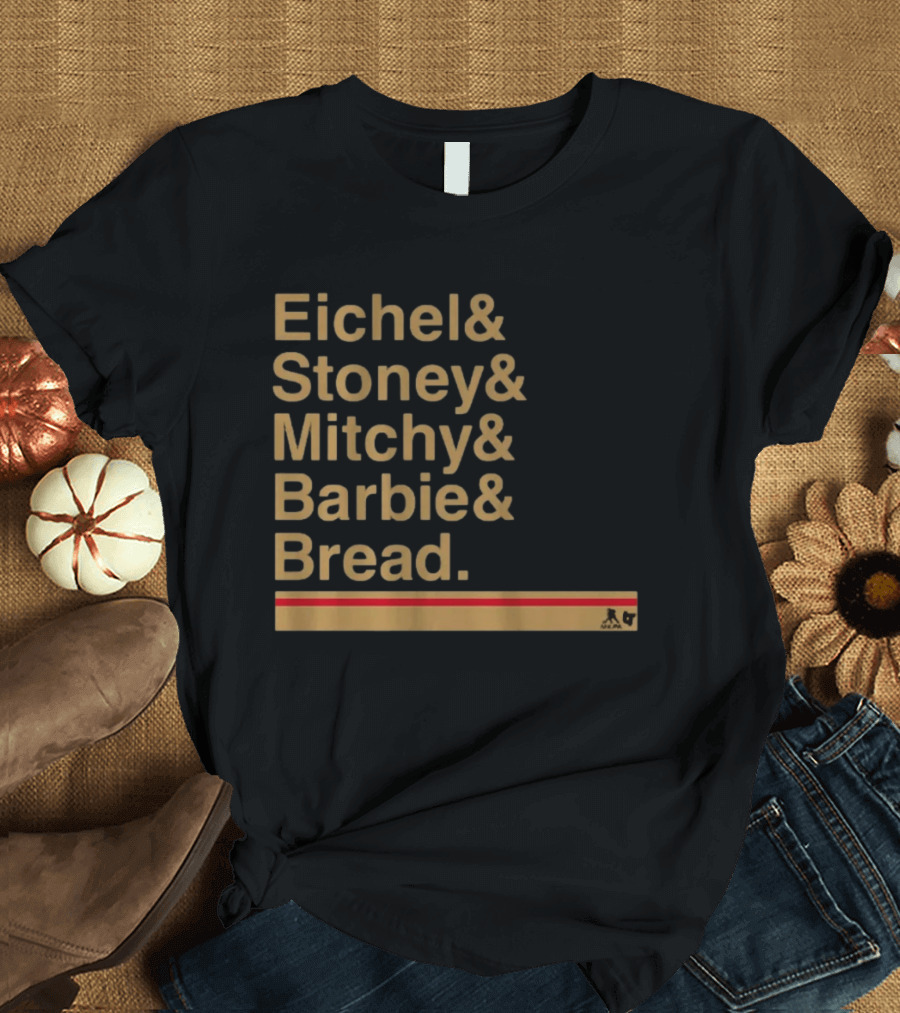 Vegas Hockey Eichel Stoney Mitchy Barbie Bread Ampersand List NHL T-Shirt