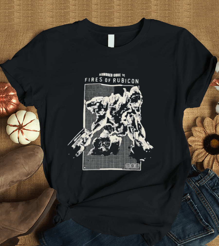 Armored Core VI Fires Of Rubicon Mecha Combat Action T-Shirt