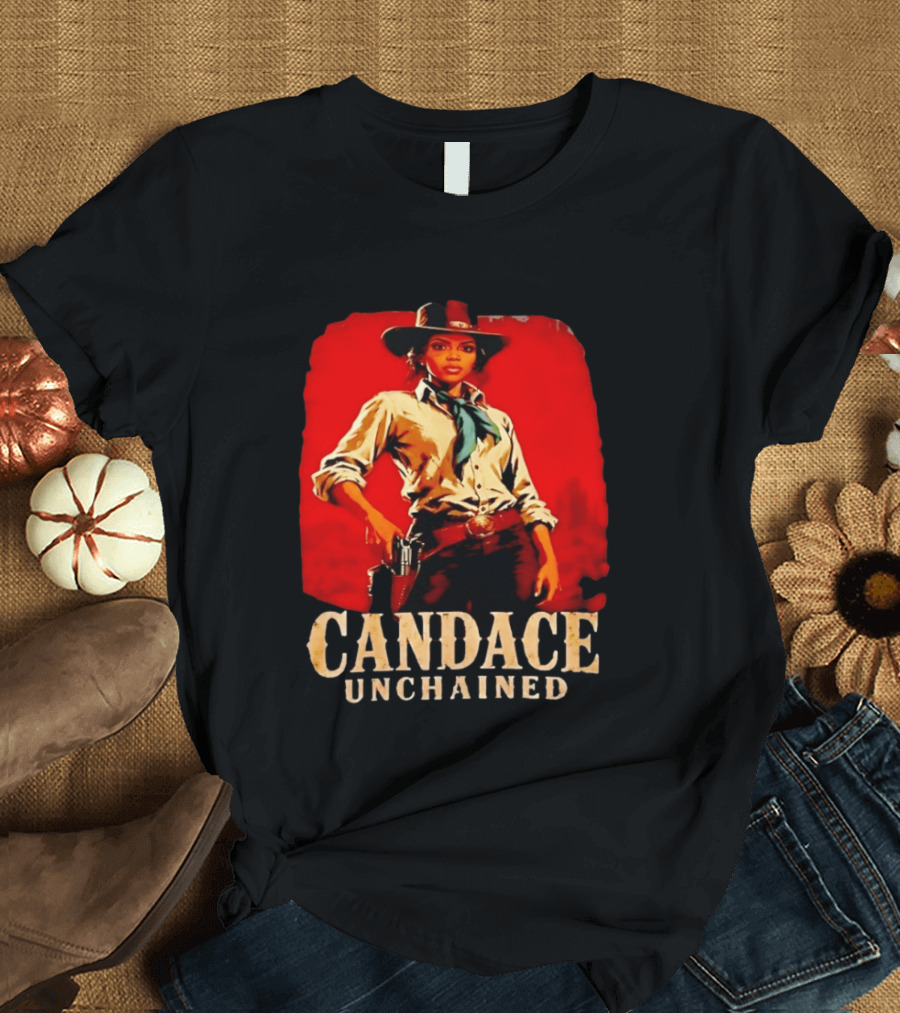 Candace Unchained Western Cowgirl T-Shirt