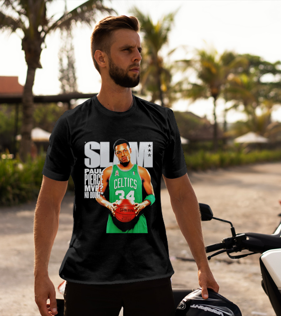 Paul Pierce Celtics 34 MVP No Doubt Slam T-Shirt