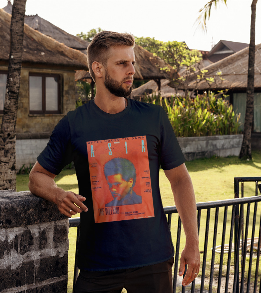 The Weeknd After Hours Til Dawn Asia Tour 2023 Tokyo Jakarta Singapore Seoul Bangkok Hong Kong Kuala Lumpur T-Shirt