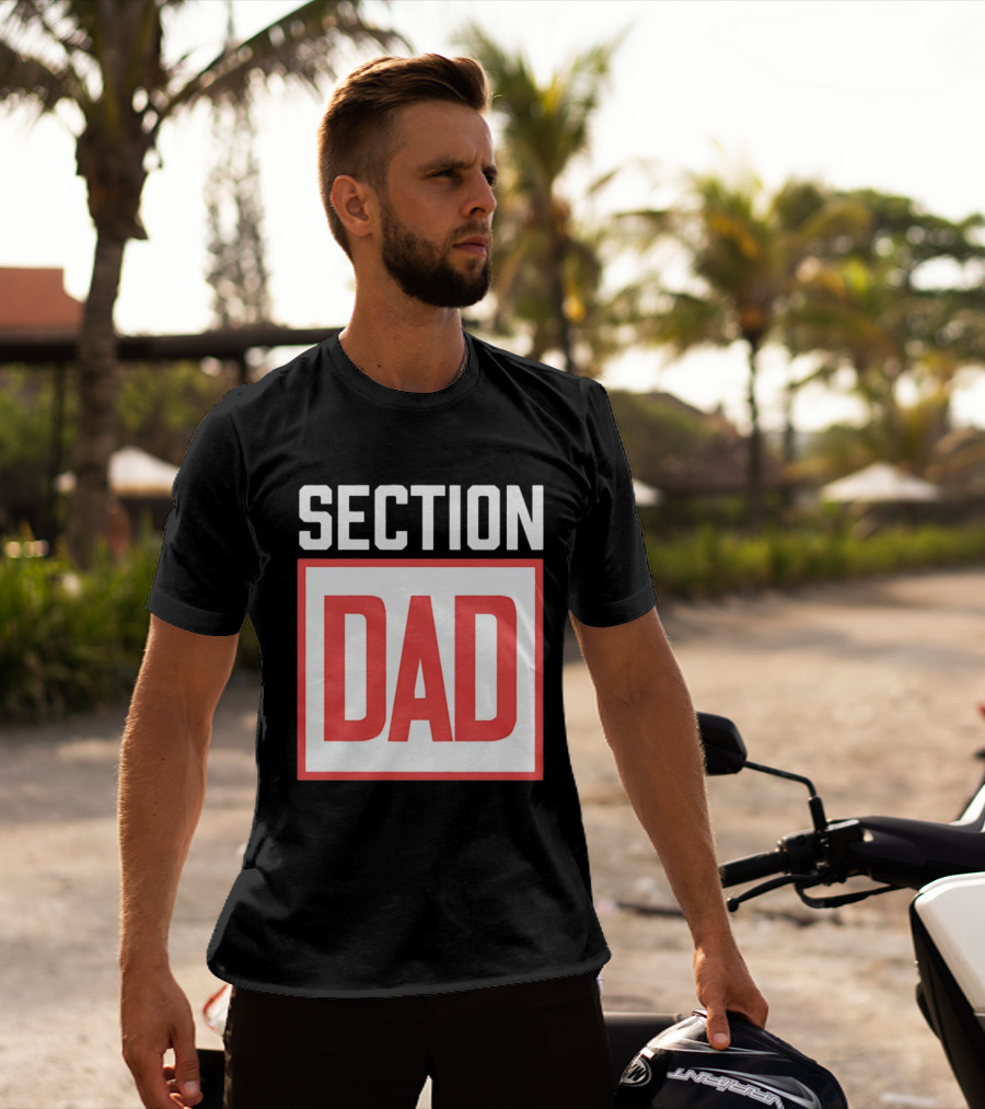 Section Dad Vintage Bold Text Block T-Shirt