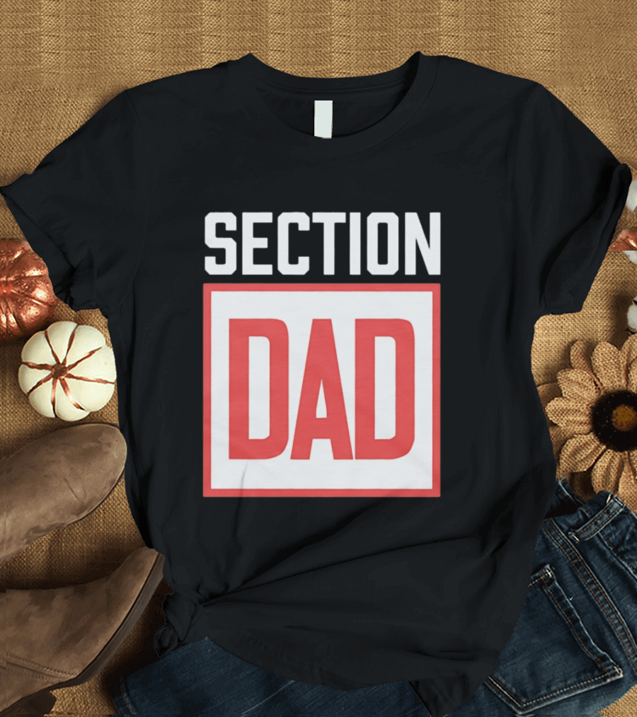 Section Dad Vintage Bold Text Block T-Shirt