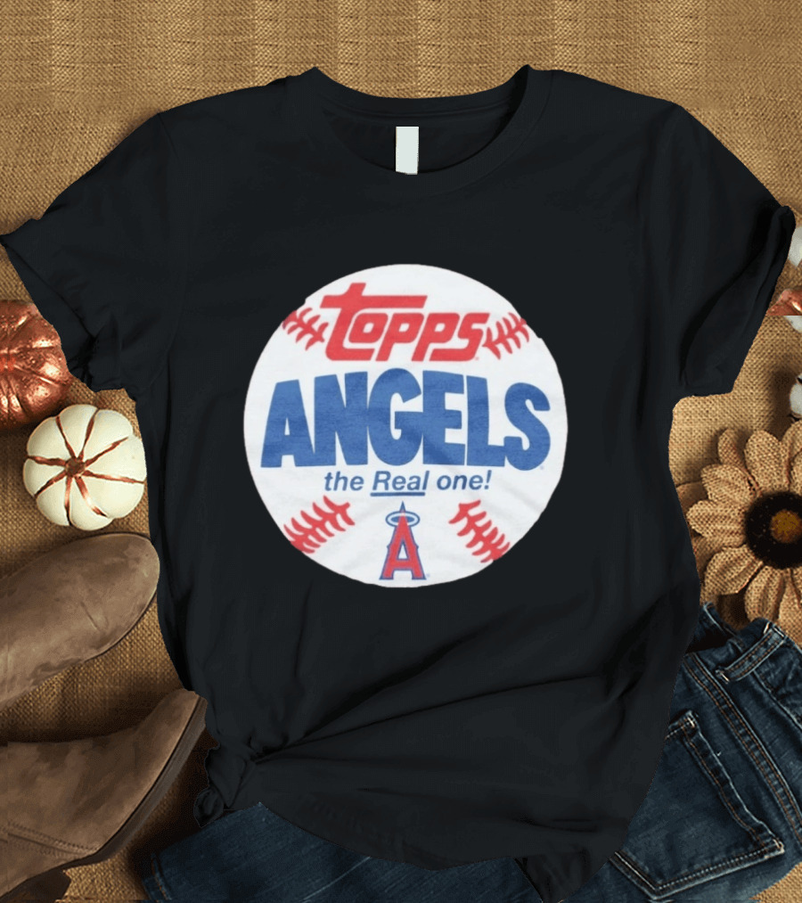 Topps Los Angeles Angels The Real One Baseball T-Shirt