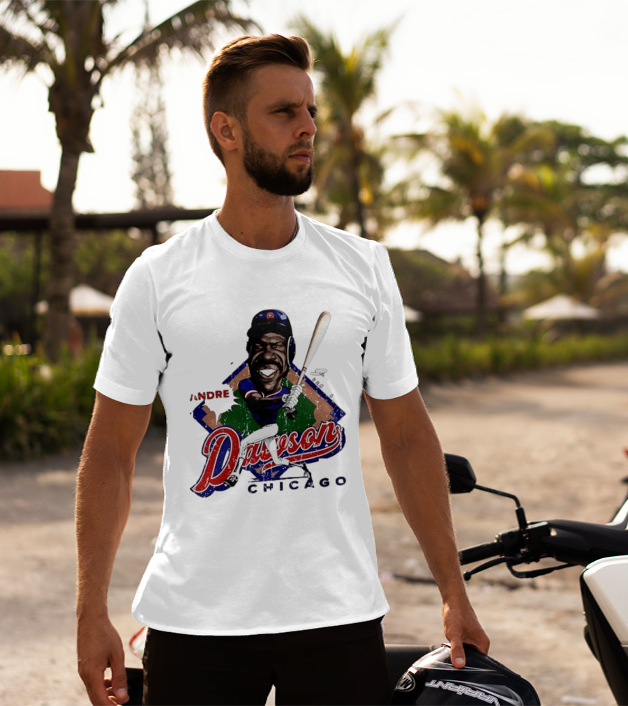 Andre Dawson Chicago Cubs Baseball Legend T-Shirt
