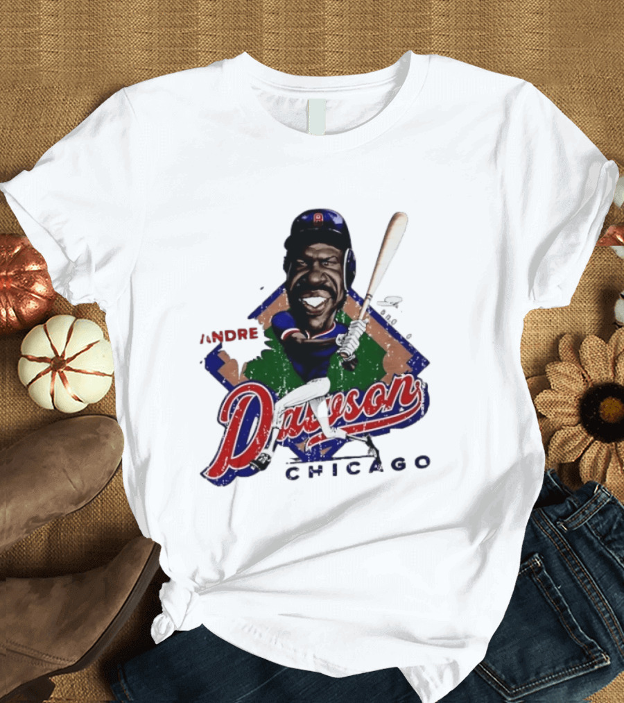 Andre Dawson Chicago Cubs Baseball Legend T-Shirt