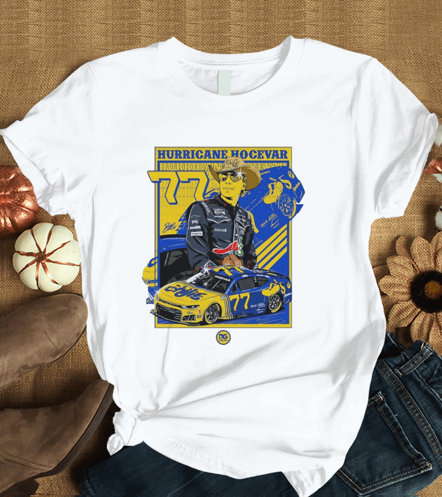 Hurricane Hocevar 77 Chili's Spire Motorsports NASCAR Chevrolet Carson Hocevar T-Shirt