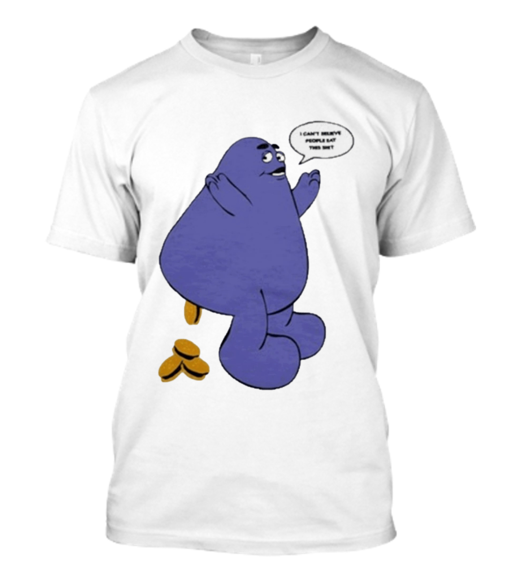 Rare AKOMPLICE GRIMACE I Can't Believe People Eat This T-Shirt